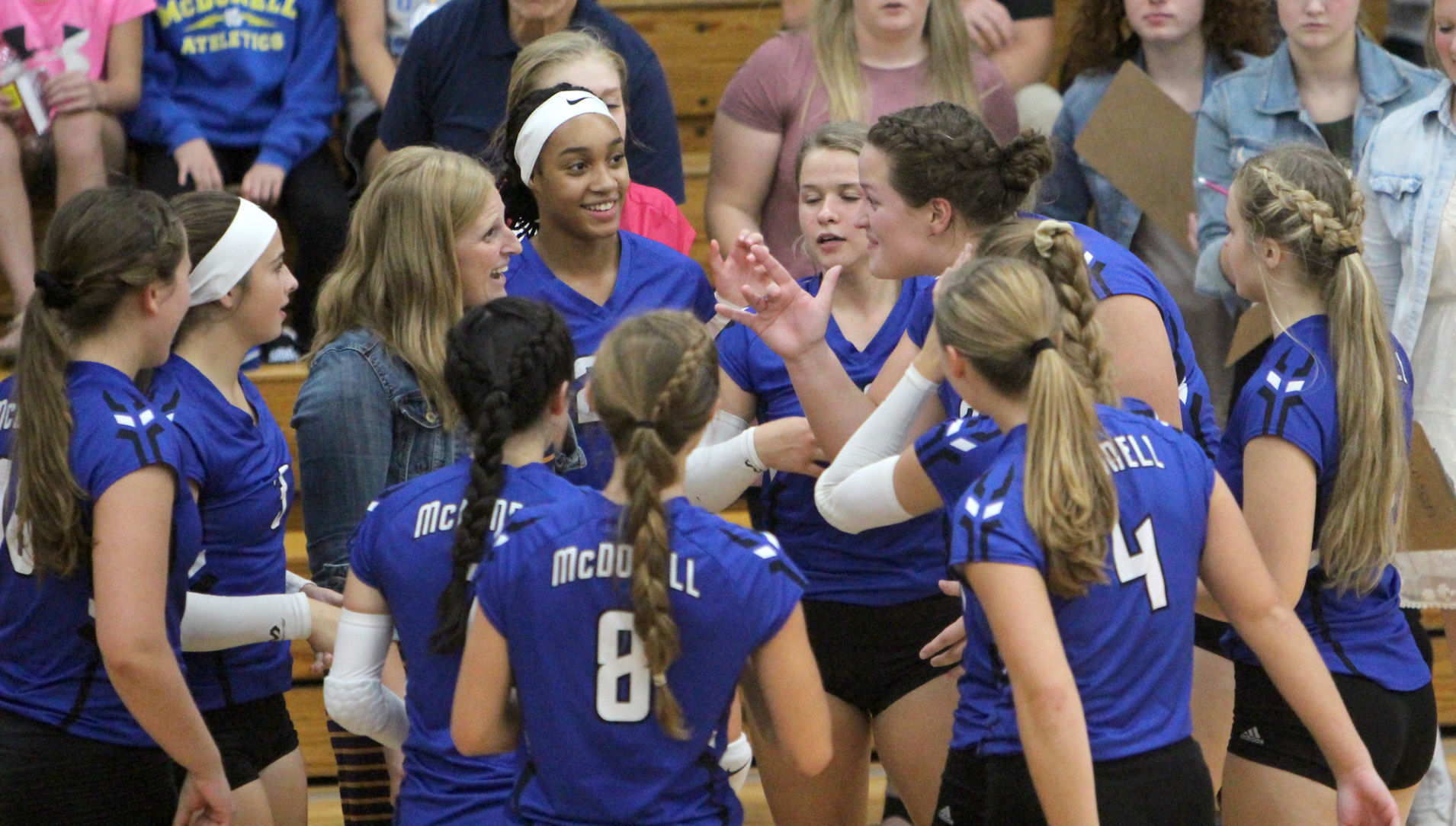 Eau Claire Regis at McDonell volleyball 9-12-19